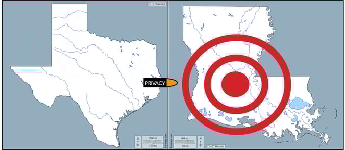 LA TX Bulls Eye